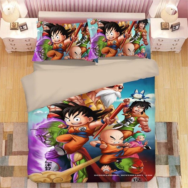 Dragon Ball Z 2224 Duvet Cover and Pillowcase Set Bedding Set