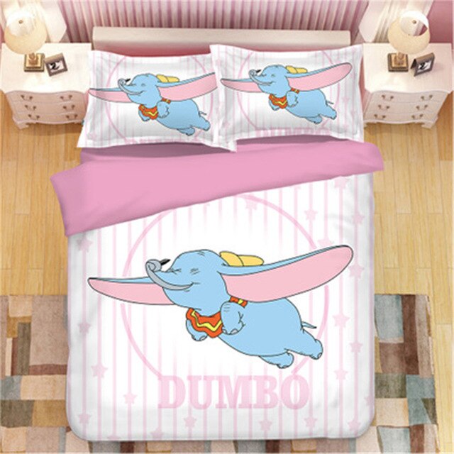 Dumbo Disney 223 Duvet Cover and Pillowcase Set Bedding Set