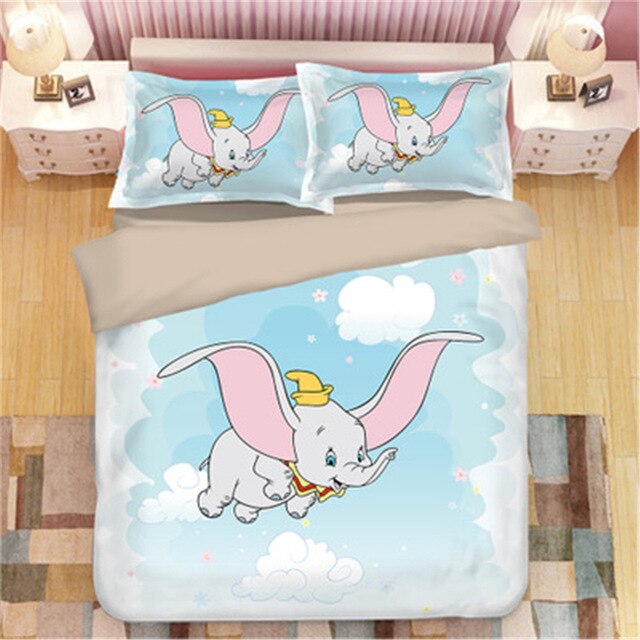 Dumbo Disney 224 Duvet Cover and Pillowcase Set Bedding Set