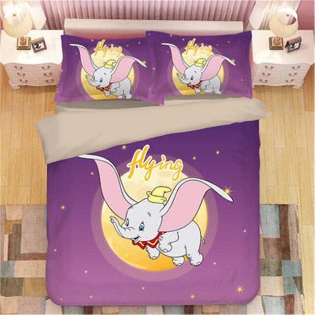 Dumbo Disney 228 Duvet Cover and Pillowcase Set Bedding Set