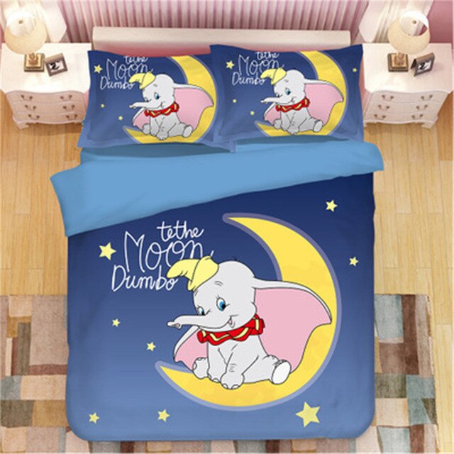 Dumbo Disney 229 Duvet Cover and Pillowcase Set Bedding Set