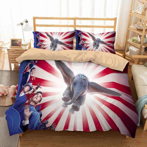 Dumbo Duvet Cover and Pillowcase Set Bedding Set 534