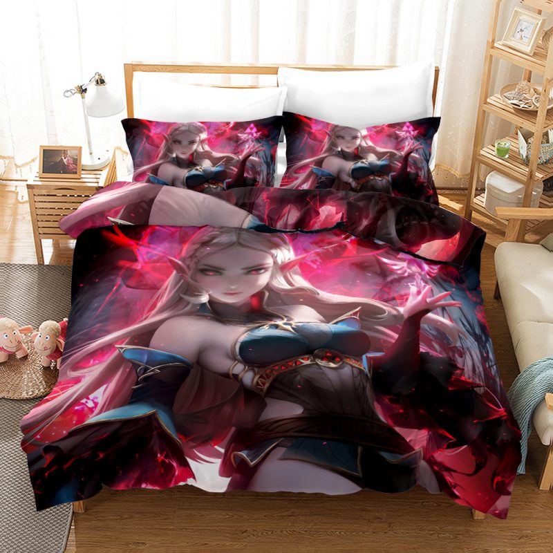 Elf Goddess Duvet Cover and Pillowcase Set Bedding Set