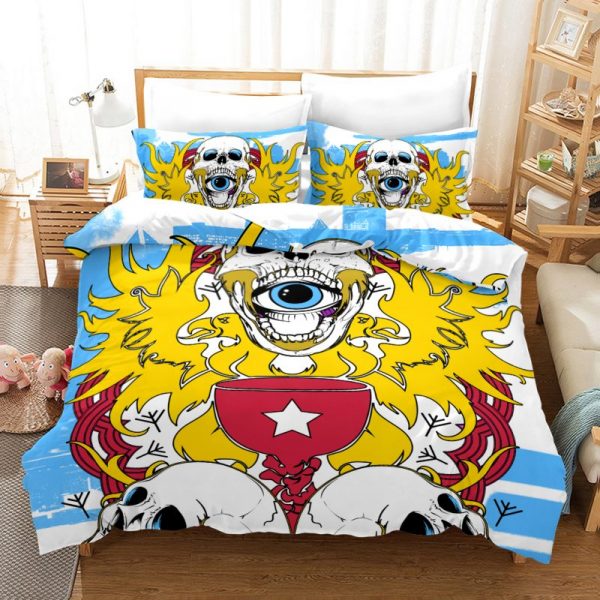 Eyes Skull Duvet Cover and Pillowcase Set Bedding Set