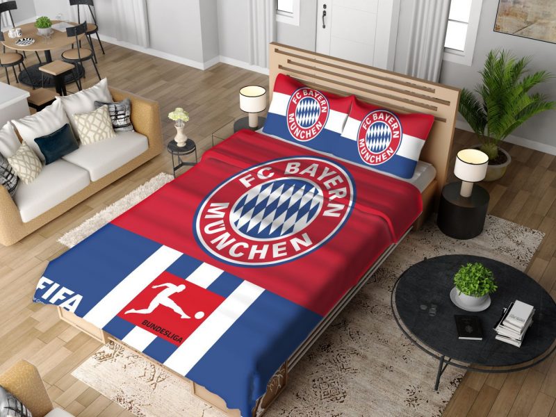 FC Bayern Munich M?nchen Duvet Cover and Pillowcase Set Bedding Set