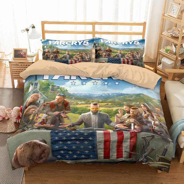 Far Cry 5 Duvet Cover and Pillowcase Set Bedding Set