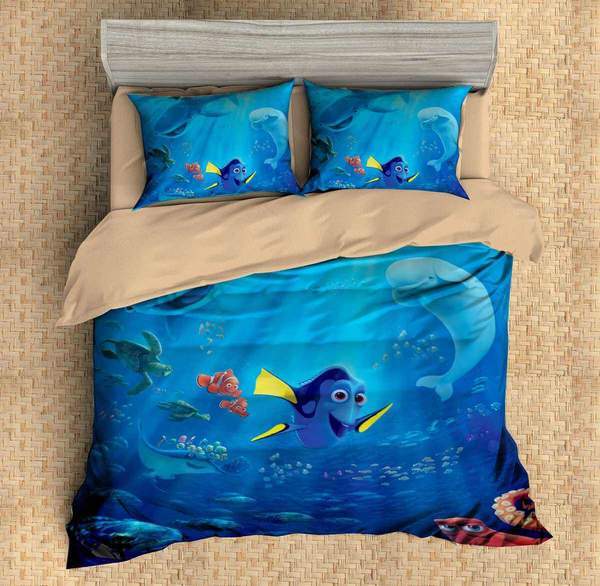 Finding Dory 3 Duvet Cover and Pillowcase Set Bedding Set