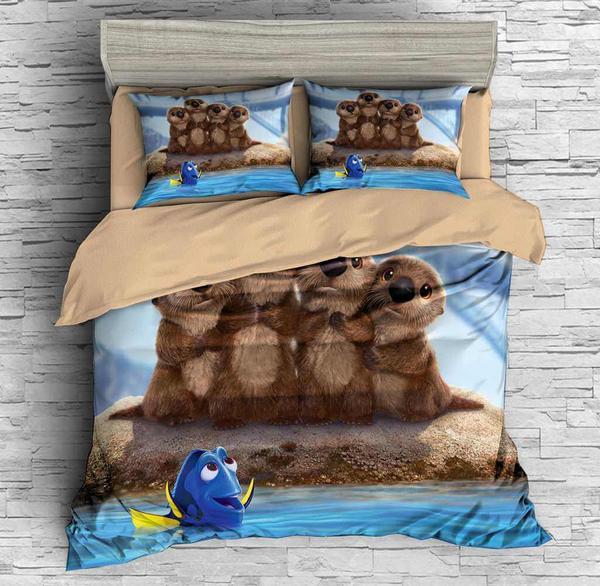 Finding Dory Duvet Cover and Pillowcase Set Bedding Set 469