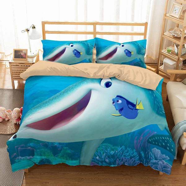 Finding Dory Duvet Cover and Pillowcase Set Bedding Set 542