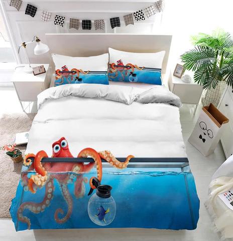 Finding Dory Funny Duvet Cover and Pillowcase Set Bedding Set