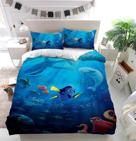 Finding Dory Undersea Duvet Cover and Pillowcase Set Bedding Set