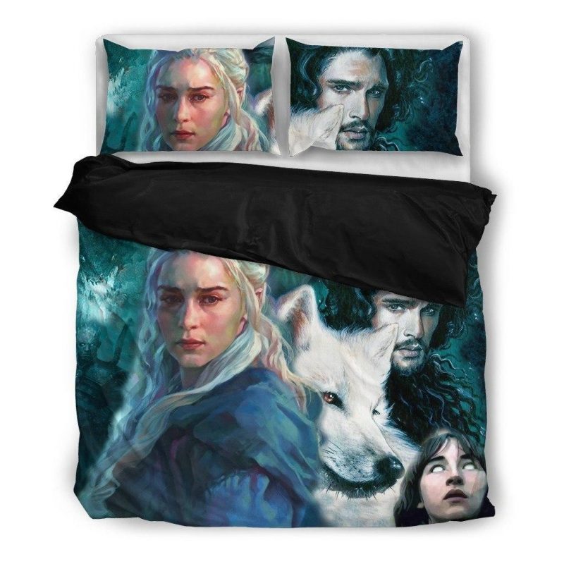 Fire And Ice Duvet Cover and Pillowcase Set Bedding Set