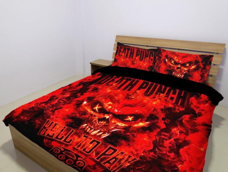 Five Finger Death Punch Duvet Cover and Pillowcase Set Bedding Set 982