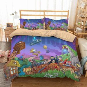 Fortnite 3 Duvet Cover and Pillowcase Set Bedding Set 653