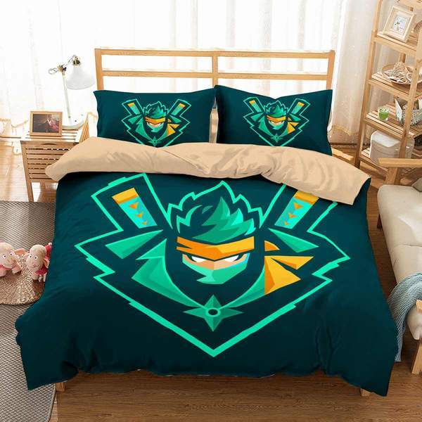 Fortnite 4 Duvet Cover and Pillowcase Set Bedding Set 652