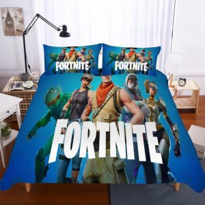 Fortnite 6 Duvet Cover and Pillowcase Set Bedding Set 554