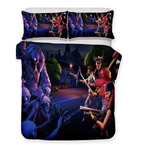 Fortnite 8 Duvet Cover and Pillowcase Set Bedding Set 551