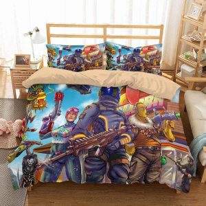 Fortnite Duvet Cover and Pillowcase Set Bedding Set 611