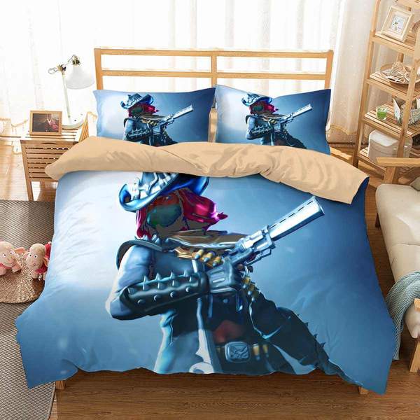 Fortnite Duvet Cover and Pillowcase Set Bedding Set 767