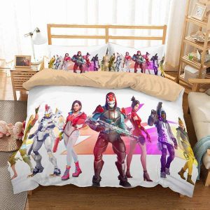 Fortnite Duvet Cover and Pillowcase Set Bedding Set 778