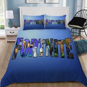 Fortnite Gamer Duvet Cover and Pillowcase Set Bedding Set 688