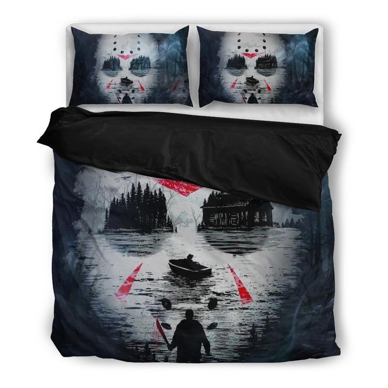 Friday The 13Th Duvet Cover and Pillowcase Set Bedding Set