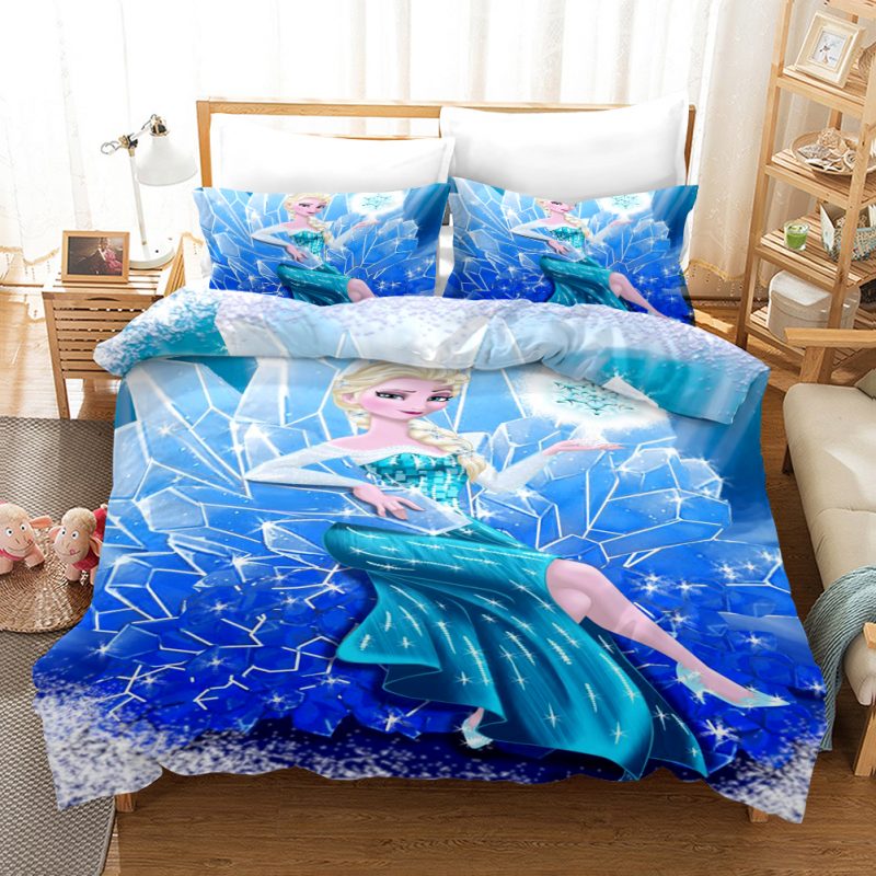 Frozen3 Duvet Cover and Pillowcase Set Bedding Set