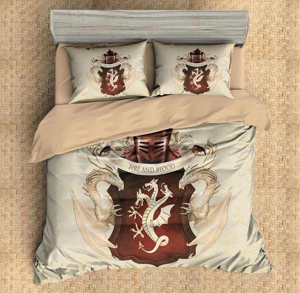 Game Of Thrones 3 Duvet Cover and Pillowcase Set Bedding Set 466