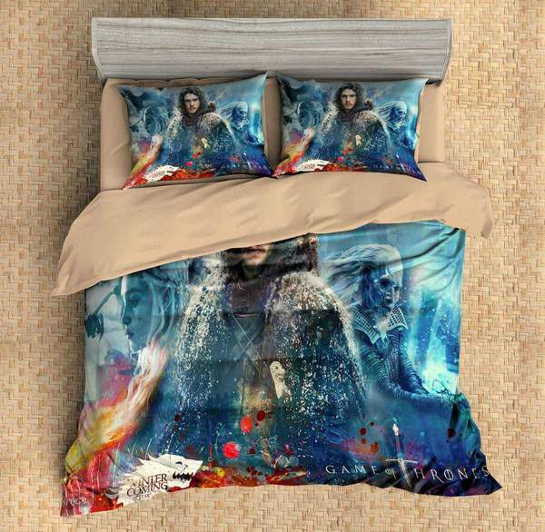 Game Of Thrones 7 Duvet Cover and Pillowcase Set Bedding Set 462