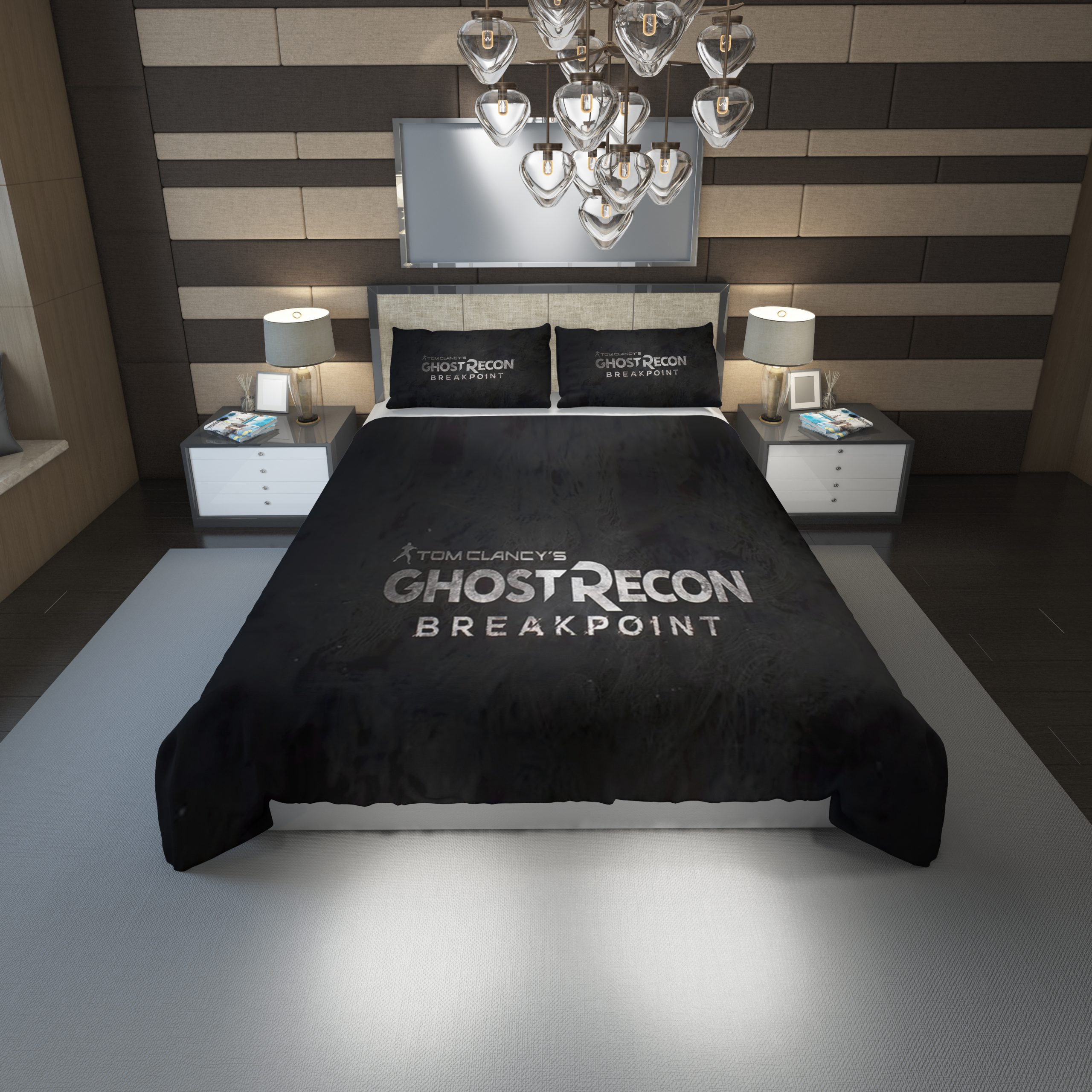 Ghost Recon Breakpoint Duvet Cover and Pillowcase Set Bedding Set 1164