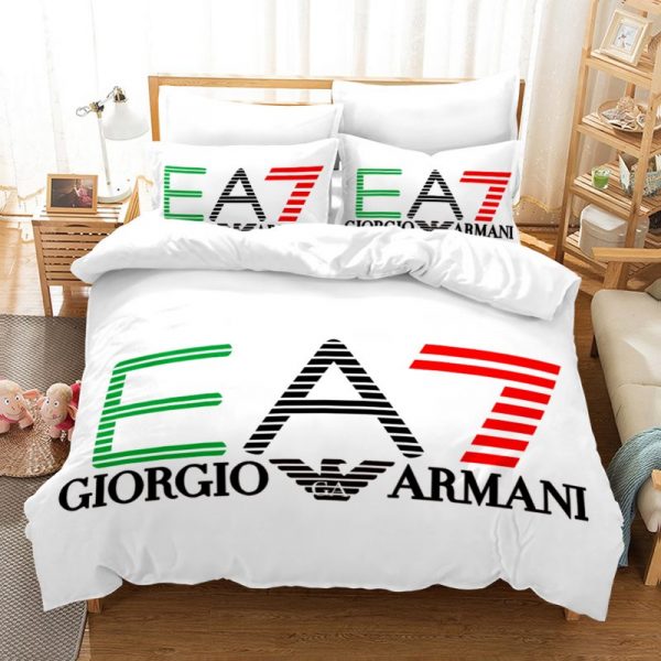 emporio armani bedding set