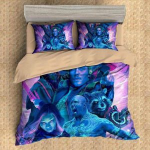 Guardians Of The Galaxy 10 Duvet Cover and Pillowcase Set Bedding Set