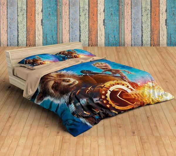 Guardians Of The Galaxy 3 Duvet Cover and Pillowcase Set Bedding Set