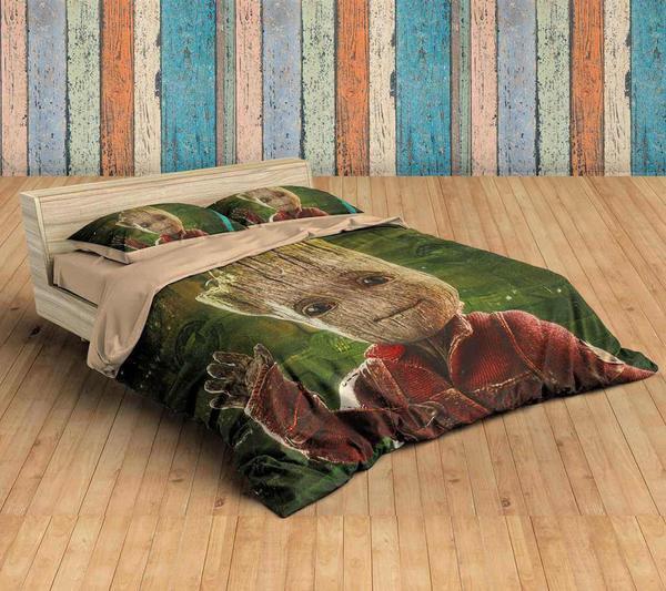 Guardians Of The Galaxy 4 Duvet Cover and Pillowcase Set Bedding Set