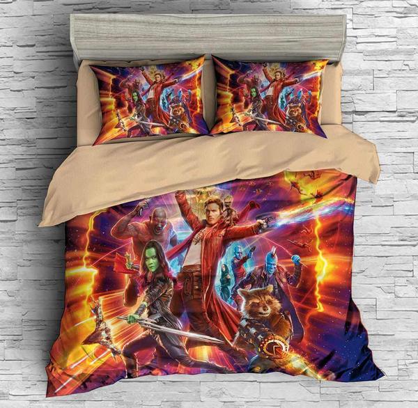 Guardians Of The Galaxy 6 Duvet Cover and Pillowcase Set Bedding Set