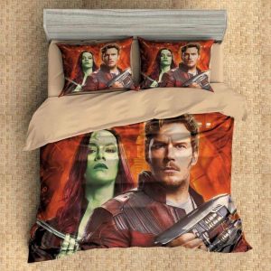 Guardians Of The Galaxy 7 Duvet Cover and Pillowcase Set Bedding Set