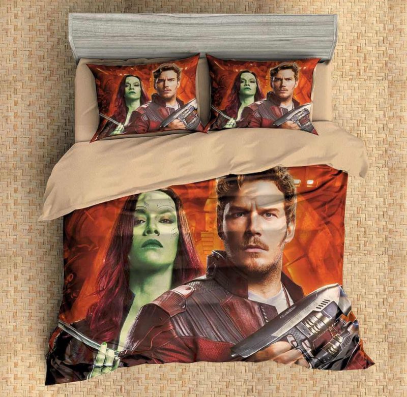 Guardians Of The Galaxy 7 Duvet Cover and Pillowcase Set Bedding Set