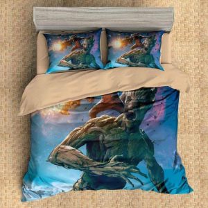 Guardians Of The Galaxy 9 Duvet Cover and Pillowcase Set Bedding Set