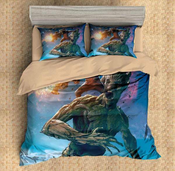 Guardians Of The Galaxy 9 Duvet Cover and Pillowcase Set Bedding Set