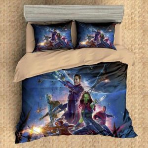 Guardians Of The Galaxy Duvet Cover and Pillowcase Set Bedding Set 460