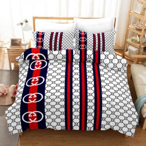 Complete Bedding Set - Duvet, Bedspread With Pillowcases - Gucci Inspired