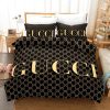 Gucci Duvet Cover and Pillowcase Set Bedding Set 827