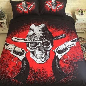 Gun Duvet Cover and Pillowcase Set Bedding Set