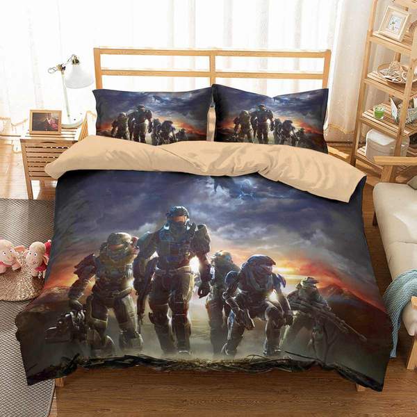 Halo Duvet Cover and Pillowcase Set Bedding Set