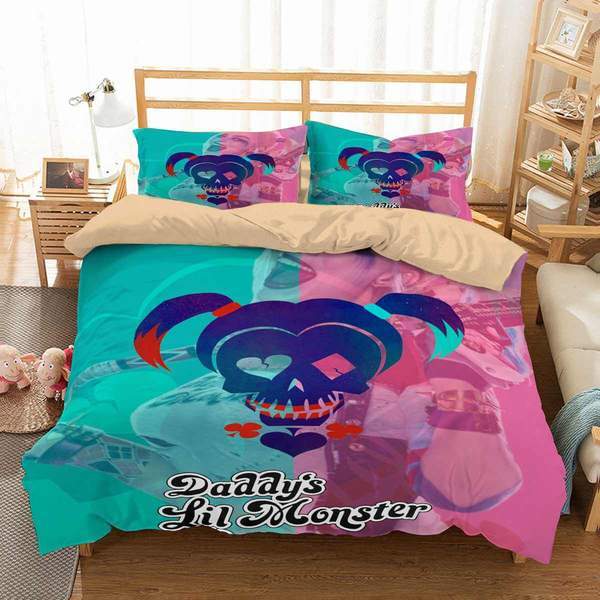 Harley Quinn 2 Duvet Cover and Pillowcase Set Bedding Set