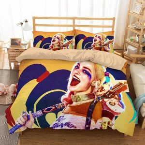 Harley quinn blanket online set