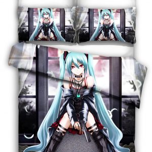 Hatsune Miku 10 Duvet Cover and Pillowcase Set Bedding Set