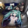 Hatsune Miku 3 Duvet Cover and Pillowcase Set Bedding Set