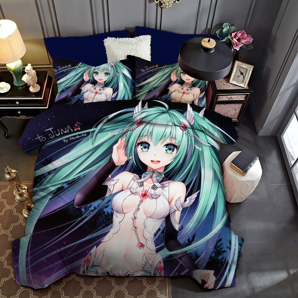 Hatsune Miku 3 Duvet Cover and Pillowcase Set Bedding Set