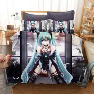 Hatsune Miku 9 Duvet Cover and Pillowcase Set Bedding Set